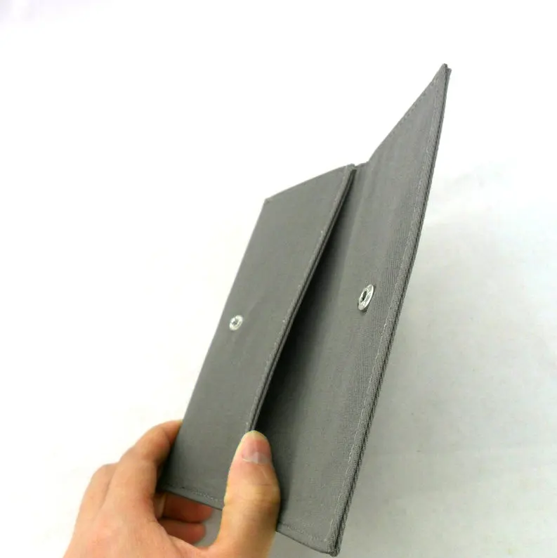 Custom Velvet Watch Pouch Bag Portable Colorful Strap Button Close Leather Watch Pouch