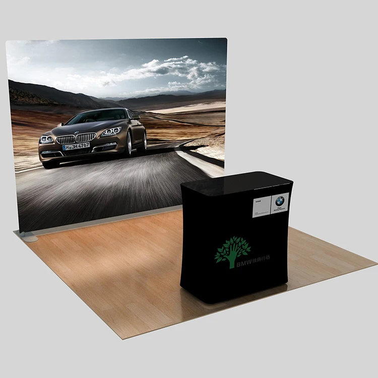 Custom Printed Stand Portable Equipment trade show marketing displays 10x20 booth