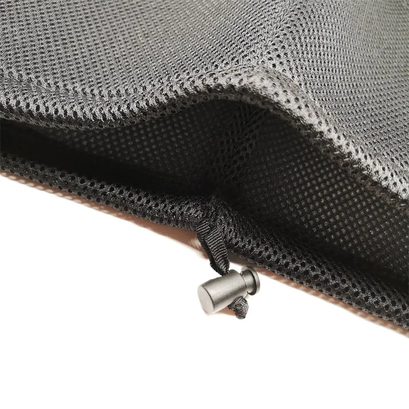 Custom Logo Sandwich Mesh Fabric Drawstring Shoe Dust Bag Pouch