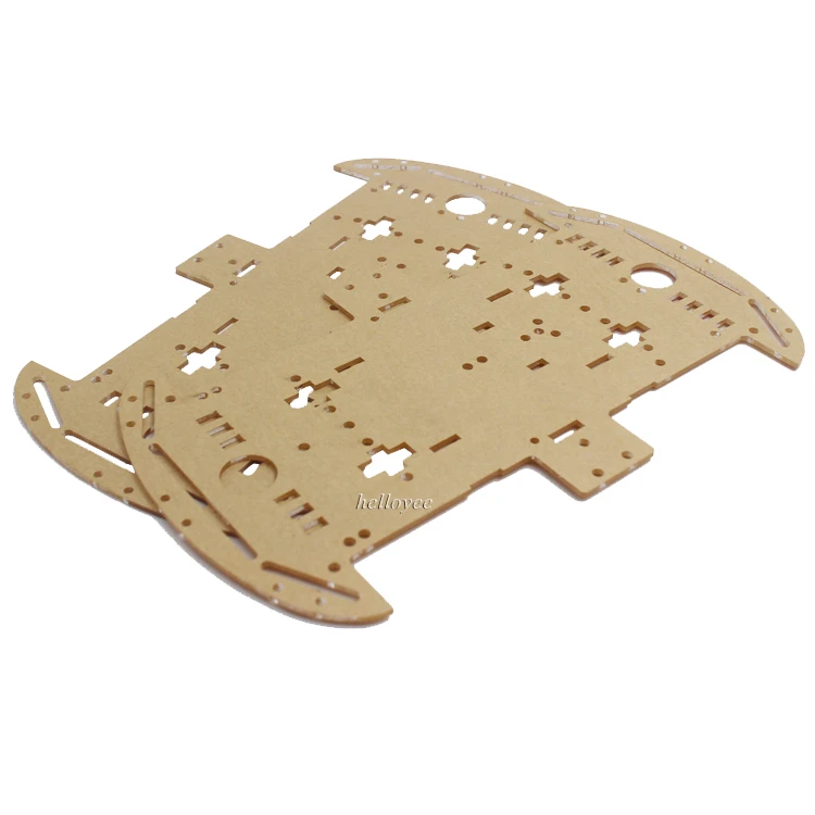 School Project Educational Smart Robot 4wd Car Chassis DIY Kits With 4AA Battery Holder