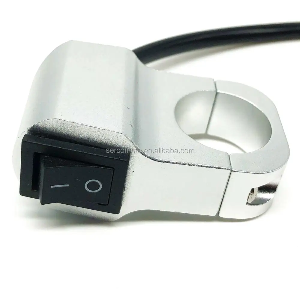 Waterproof Aluminium Alloy 12v 3-way Off On Led Spring Return Momentary Motorcycle Toggle Switch