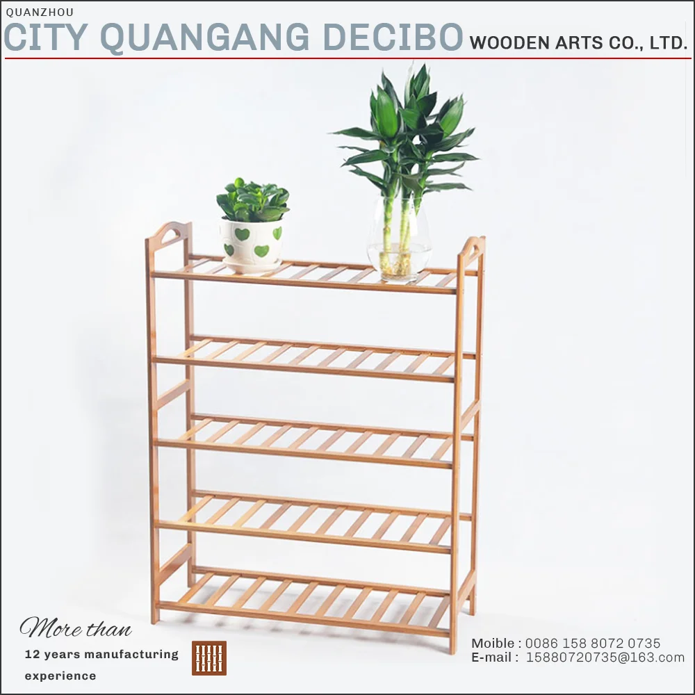 Corner Plant Rack Cheap Chinese Garden Furniture Bamboo Stand