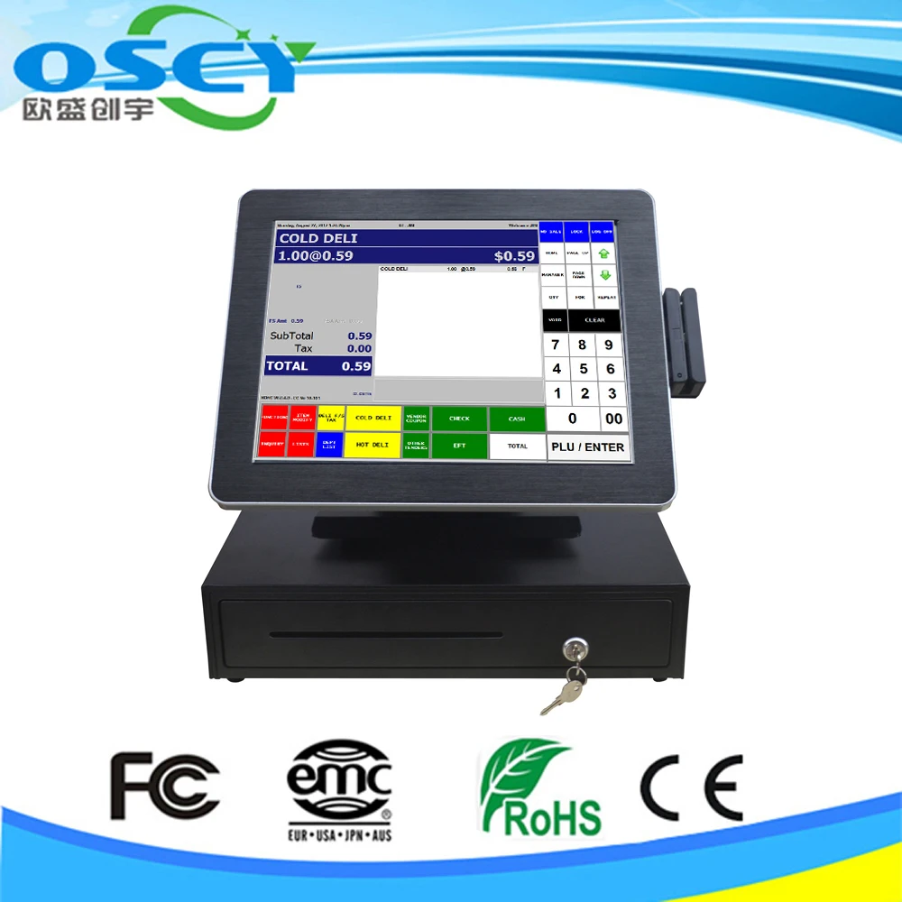 Retailer 15 Inch All-in-one Pc Best all-in-one pc Restaurant Pos