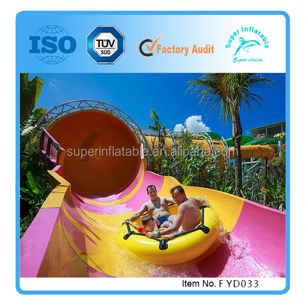 Custom 4-6 Person Heavy duty Inflatable water park ride wave surf round tube
