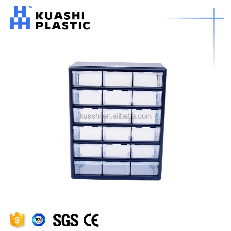 
HIPS PP Plastic cabinet stackable storage drawers 