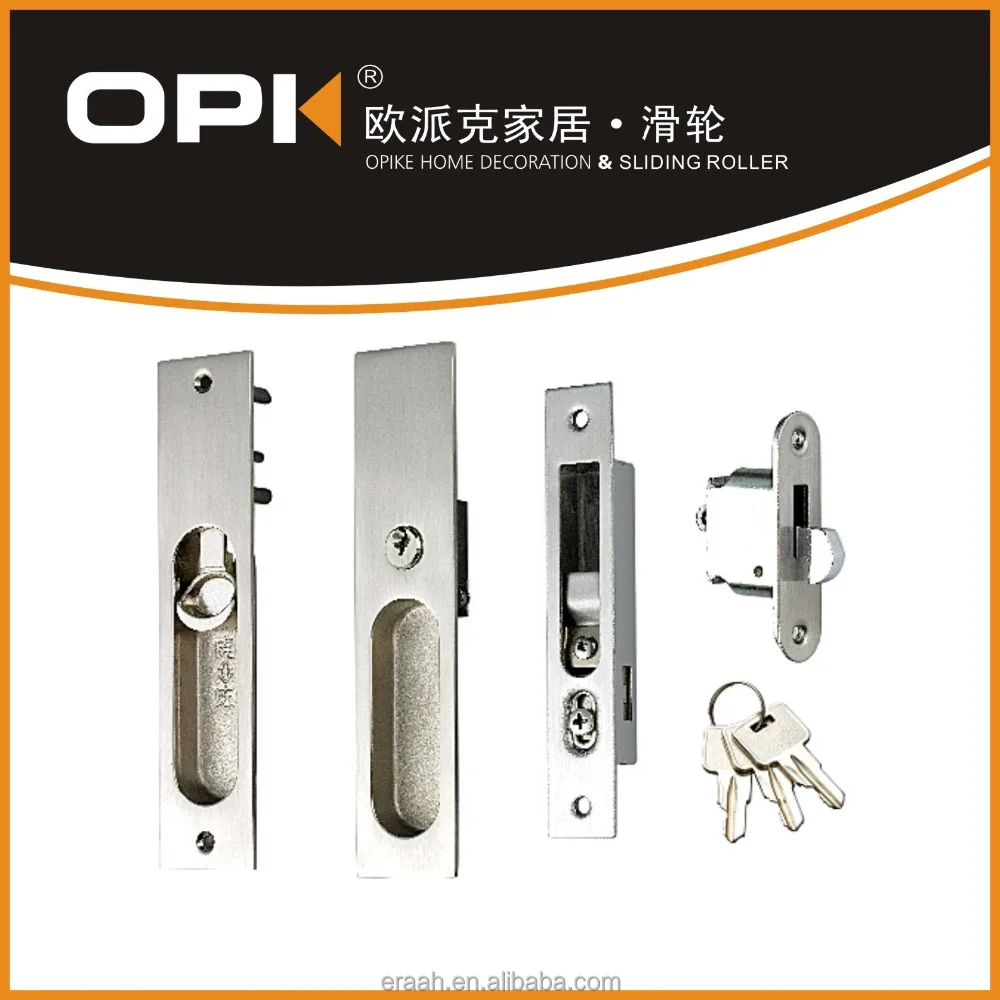 Sliding Door Fittings Series Glass Door Lock with Key