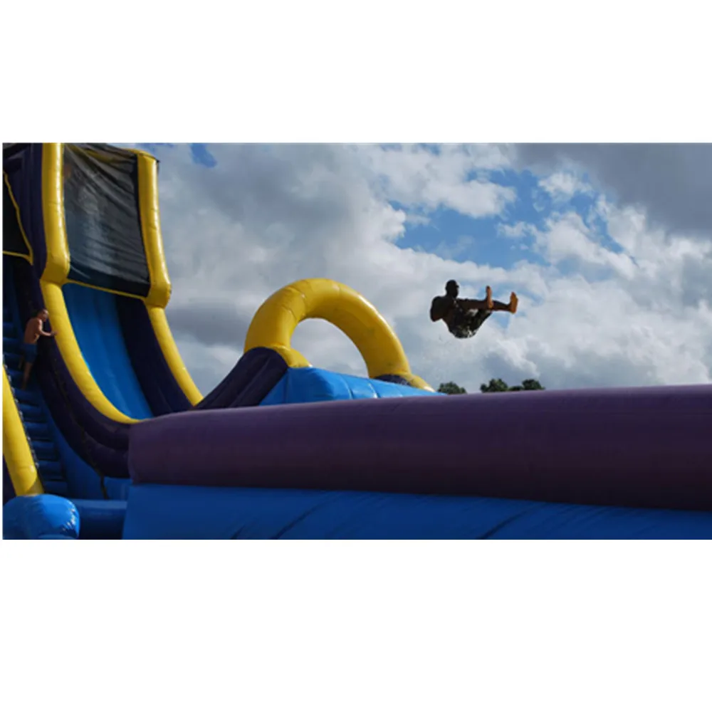 Надувная водная горка