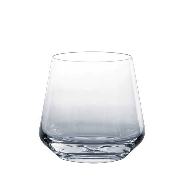 380ML Crystal stemless glass heat resistant water drinking glasses