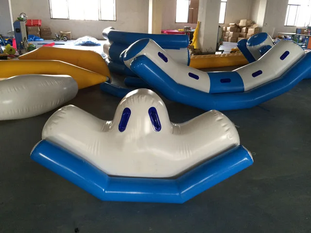 Commercial Inflatable Water Park Floating Water Seesaw/inflatable floating water seesaw for Kids for sale