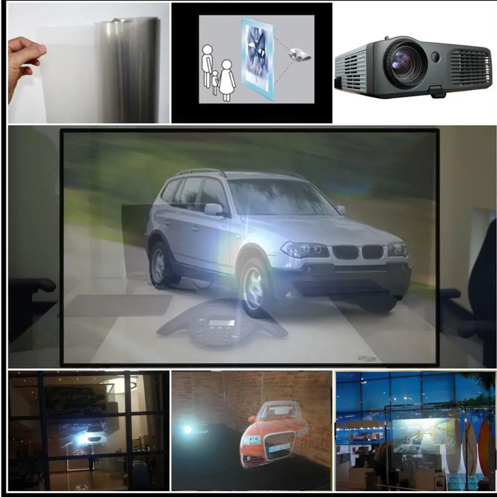 Privacy Switchable Pdlc Adhesive Smart Film Projector