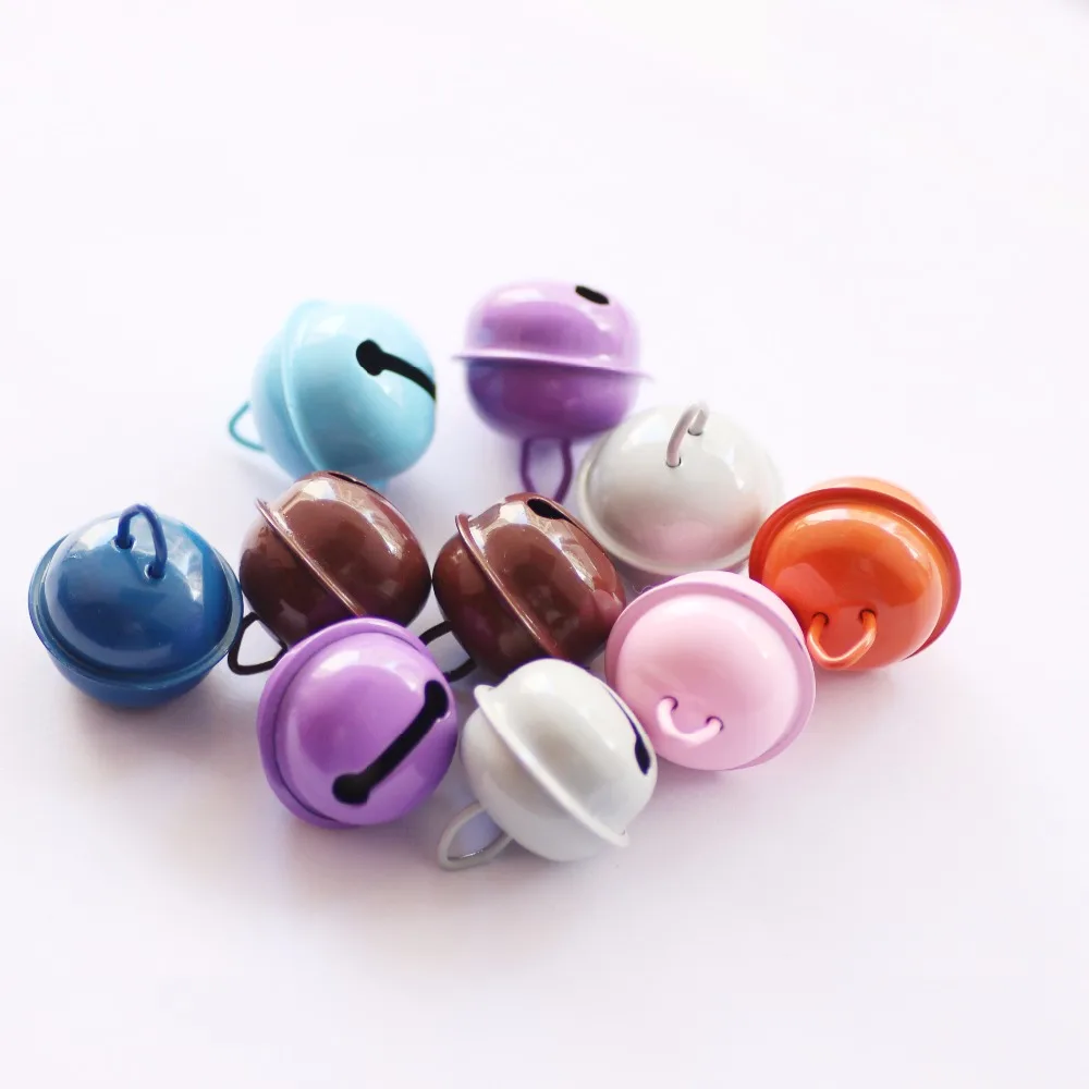 cat dog bell paint spraying variety of colors cast iron bell for pet collar