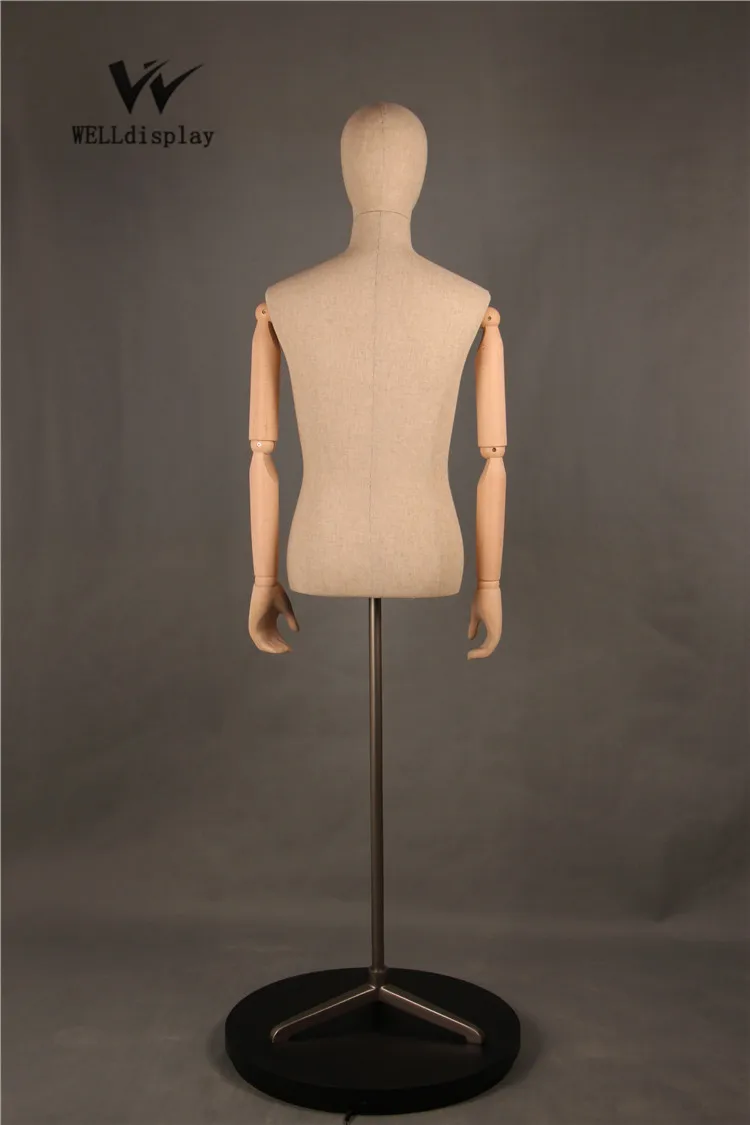 new wholesale male suit form mannequin retail display tailor gym dummies manikin with egg head  with tripod stand for clothes