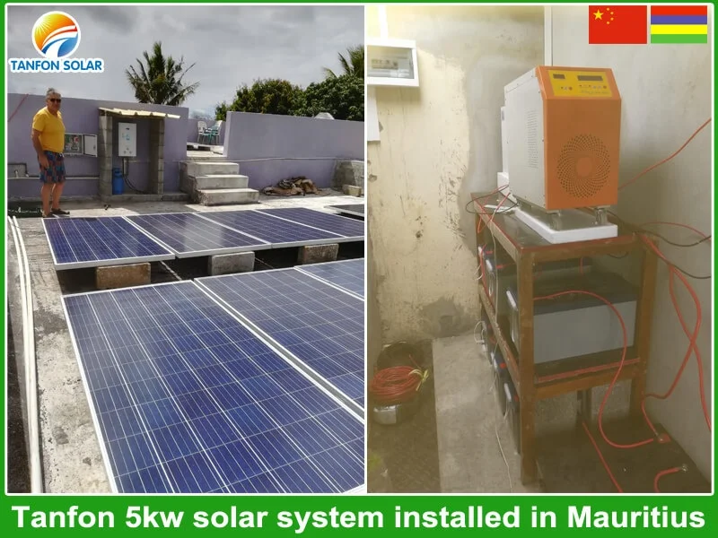 special design kit solar power system panel 5kw 1kw 2kw 3kw 4kw 5kw solar power system home kit(on grid can working in Africa market)