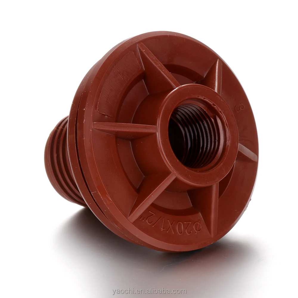 Plastic Pipe Fitting IPS PPH PP Tank Connector