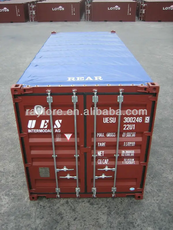 20ft &40ft Open Top Shipping Container With Tarpaulin