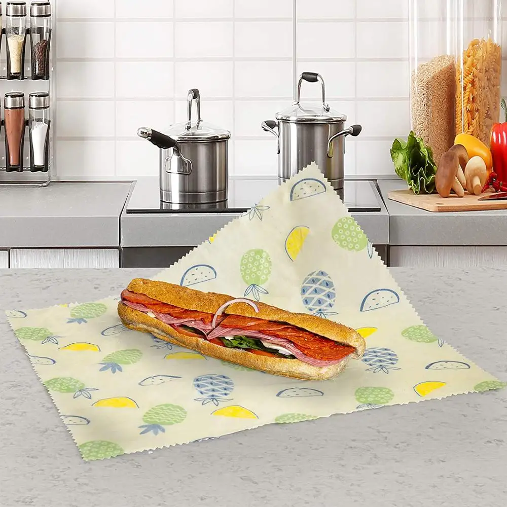 
Beeswax Wraps Roll Eco Friendly Set Food Wrap All Organic Materials 