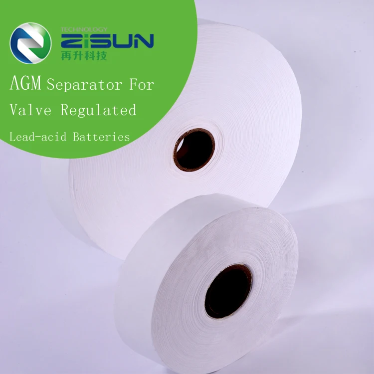 Glass Fiber Battery Separator In Roll Used Inlead Acid Battery