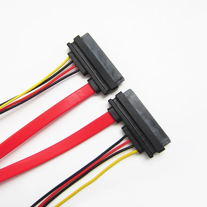  Заводской пользовательский Sata 22Pin разъем к 7Pin + 4Pin HSG кабель