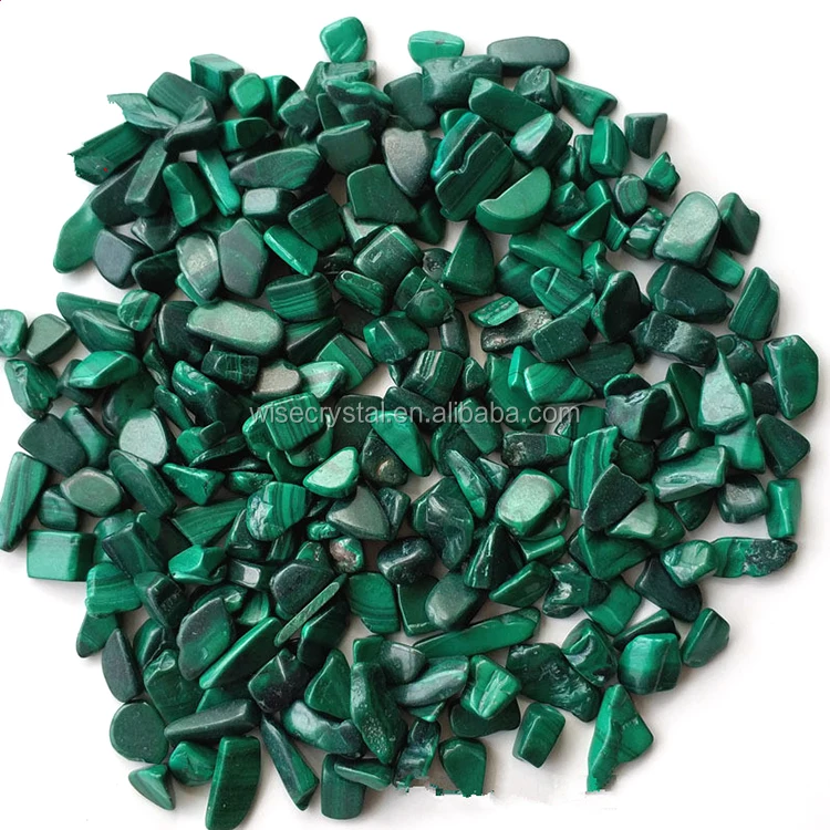 
Chakra stone crystal healing malachite polished Tumbled Gravel stone 