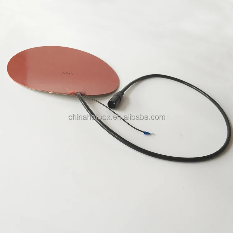 Round shape 3D Printer Heat Bed 110V 300W Silicone Rubber Heater customized diameter electric Heating Pad with NTC