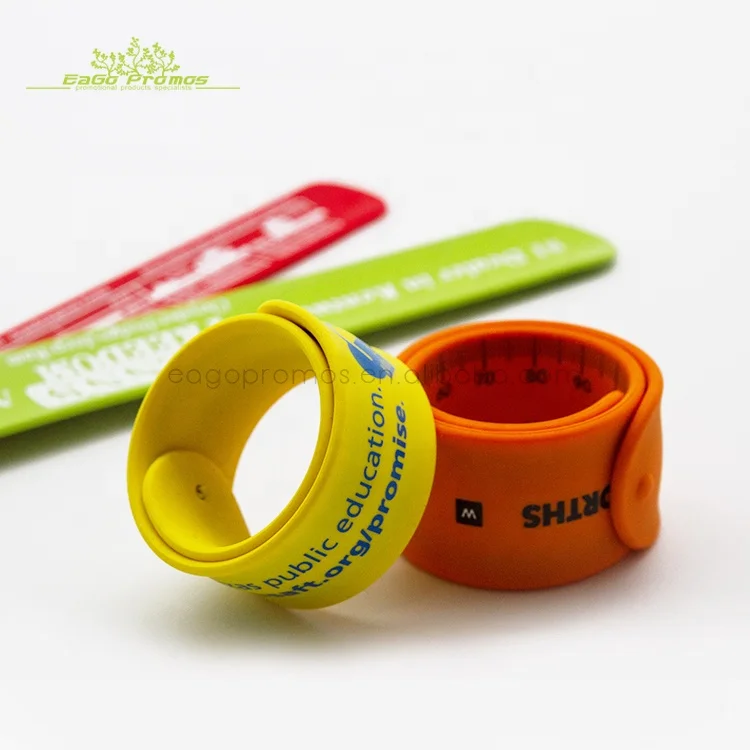 2022 2023  Latest Customs Design slap band  Silicone Bracelets with no minimum