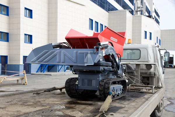 China mini tracked power barrows crawler tractor BY800 for sale