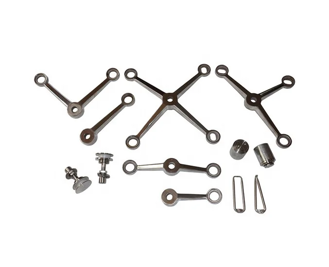 Stainless Steel Countersunk Glass Spider Routel For Glass Curtain Wall