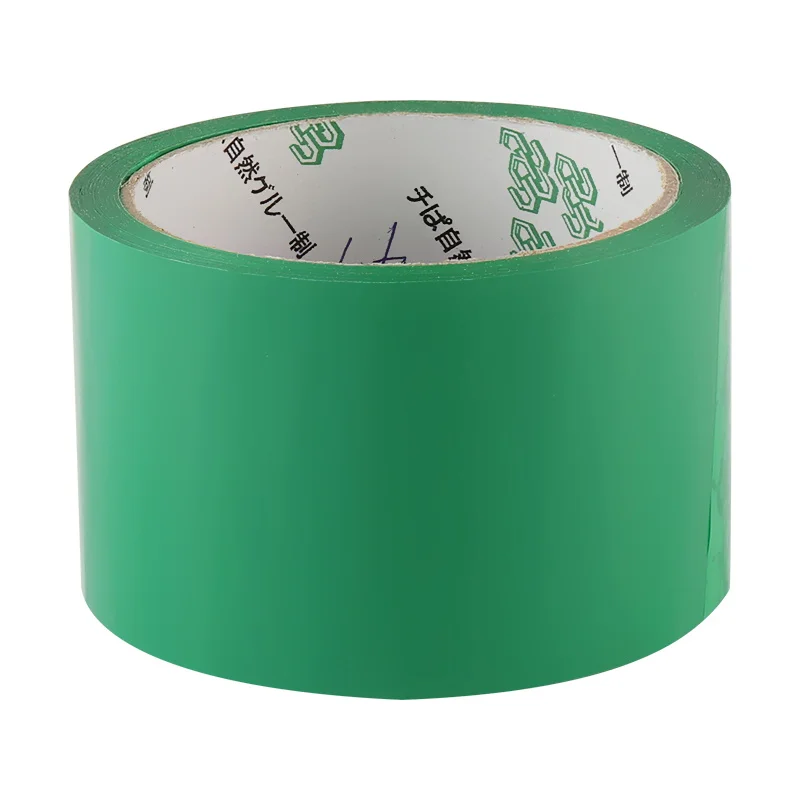 66m 48mm 45 micron green color bopp adhesive box packaging tape for carton sealing