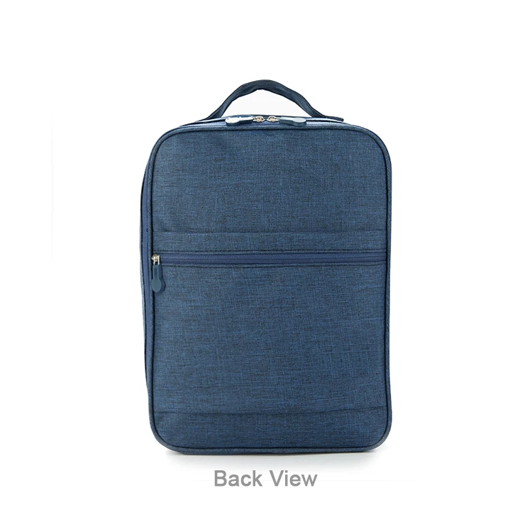 Пользовательские двухслойные молнии загрузки мешок путешествия пыли мешок обуви для хранения