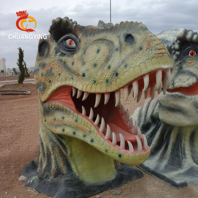 2018 Hot Sale Fiberglass Dinosaur Head For Sale