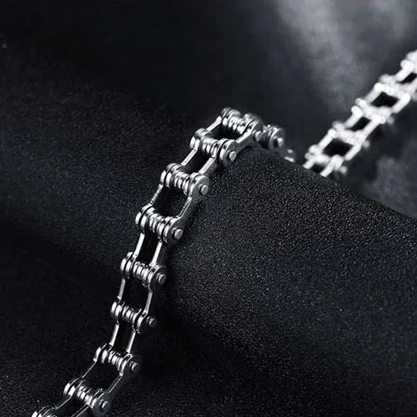 Custom Boys Motorcycle Bike Bicycle Chain Bracelet