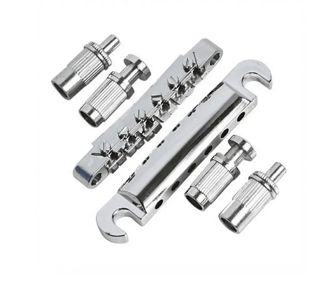 Guitar accessories chrome silver LP electric guitar bridge