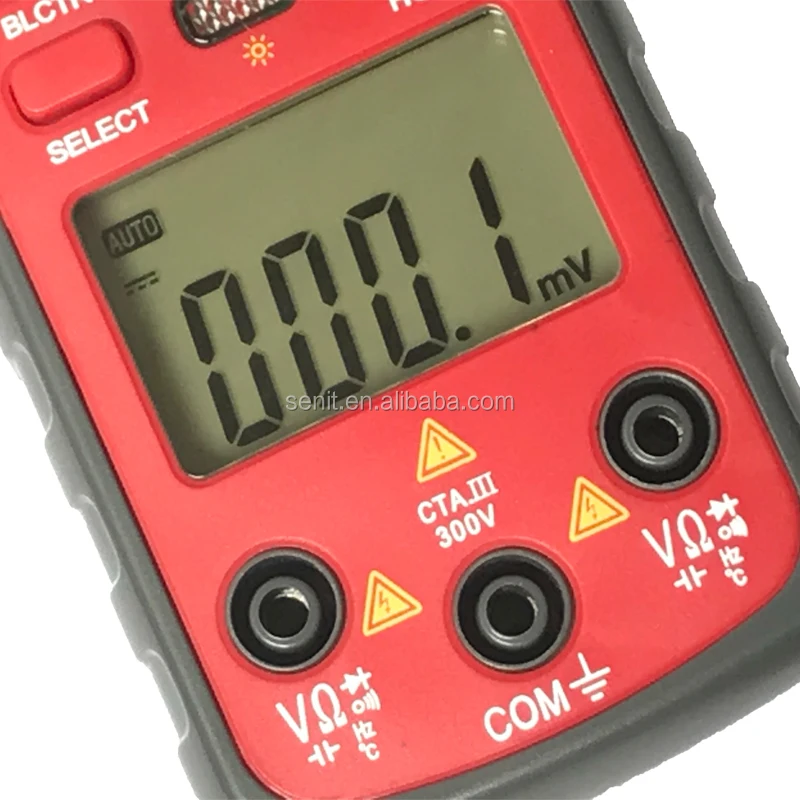 New AC Current SNT810 Digital clamp meter with NCV frequency temperature capacitance test