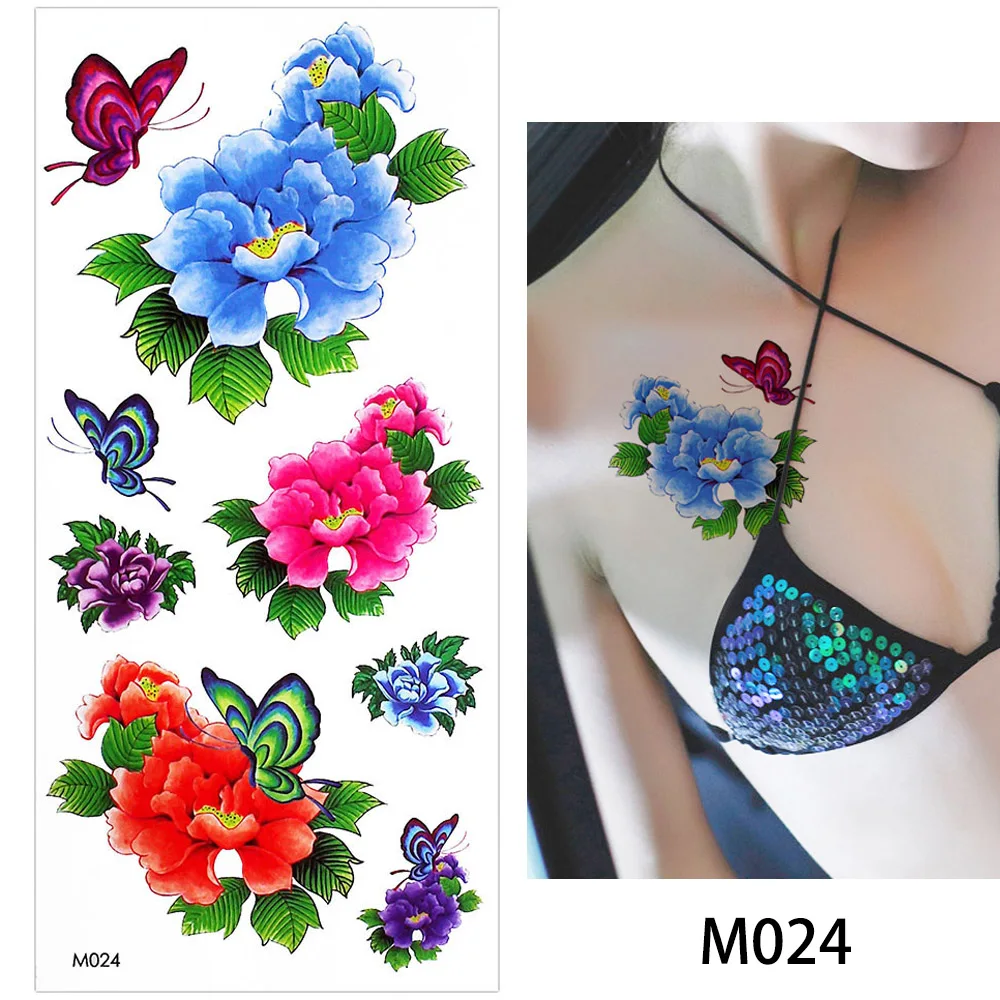 Наплечные наклейки RoseTemporary Tattoo