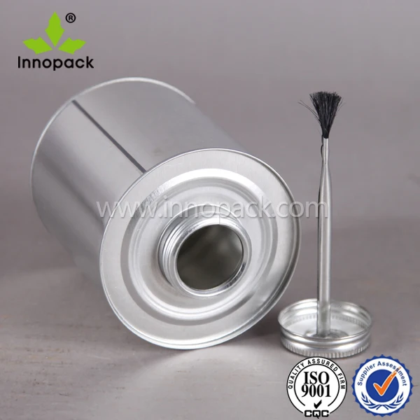 118ml /125ml /250ml /375ml screw top glue Tin Can,  metal cans with dauber With Brush For CPVC and PVC Adhesive