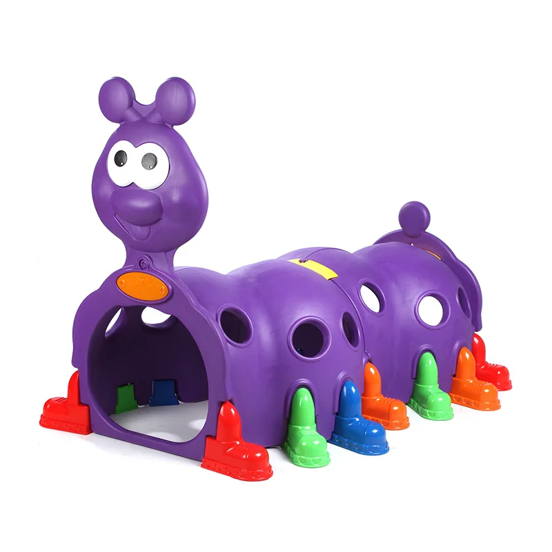 Cartoon  kids plastic play tunnel kindergarten toys for sale