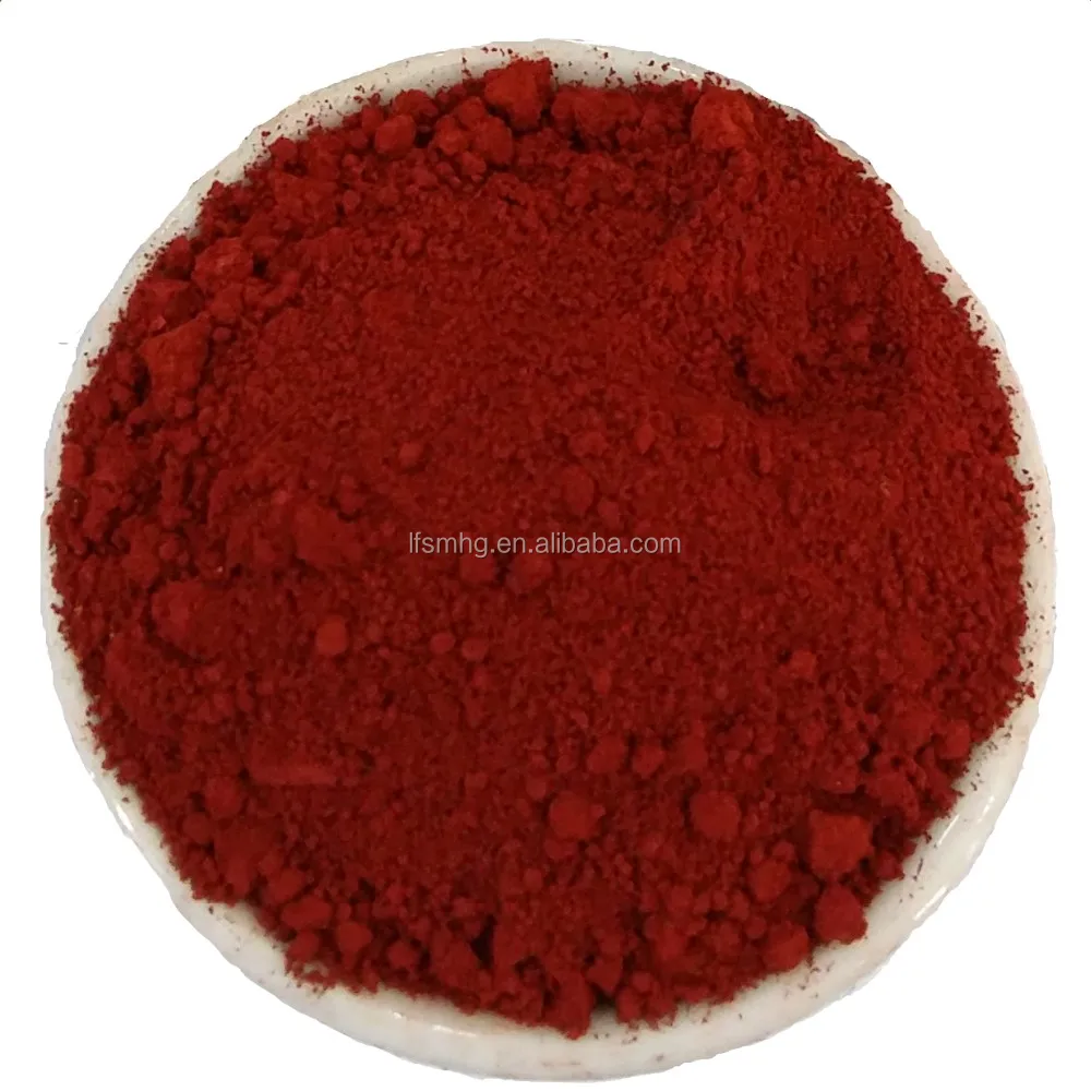 Тонкий окрашивающий порошок, окрашивающий оксид железа, используемый для окрашивания кирпича, покрытия жиром, бетоном, кожаным пигментом