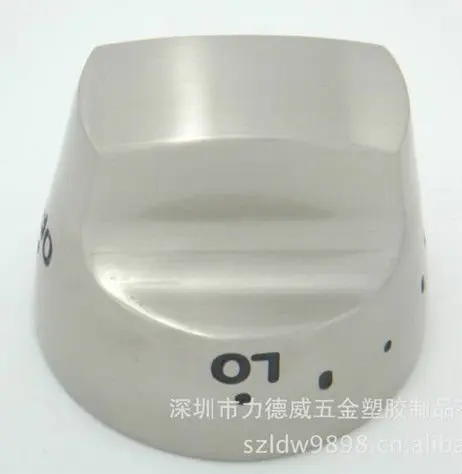 
chrome plated matte nickel zinc alloy gas bbq grill knob 
