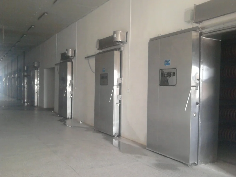 cold room door for meat plant and slaughterhouse