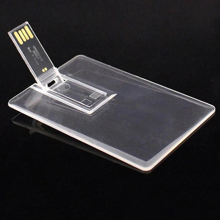 Gitra Transparent Card Flash Memory  Credit Card Size Usb Memory Stick Business Card