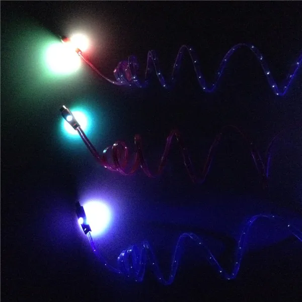 улыбается микро-usb кабель wth свет для samsung галактики i9300