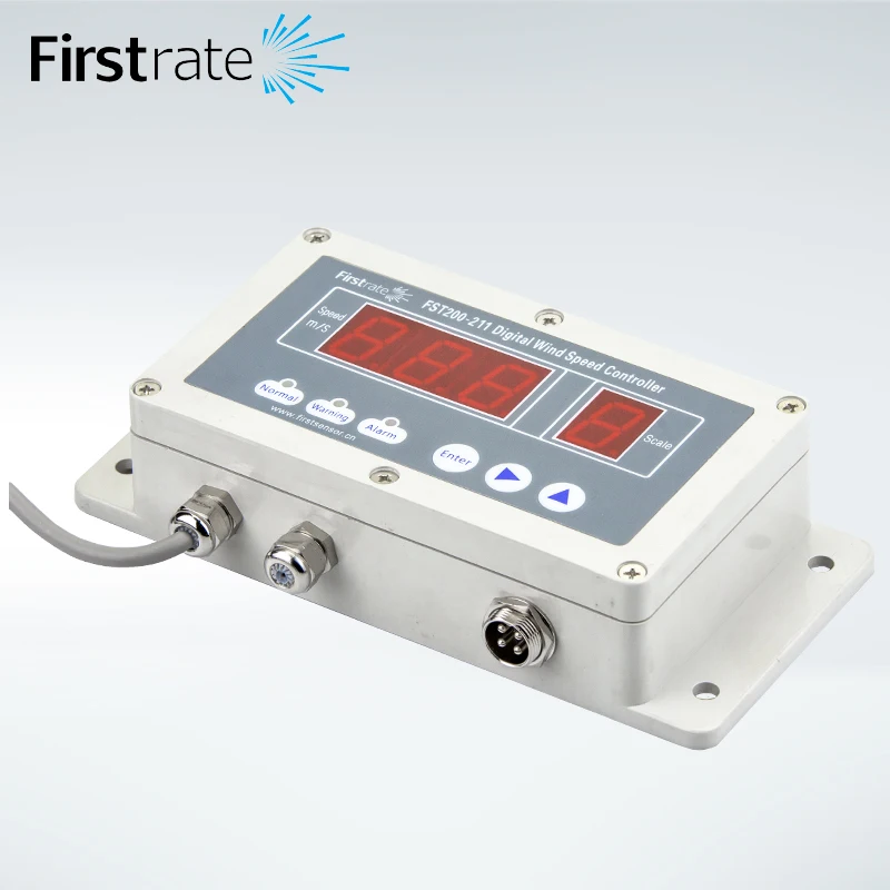 Firstrate FST200-211 Digital Wind Speed Sensor Alarm controller wind speed alarms