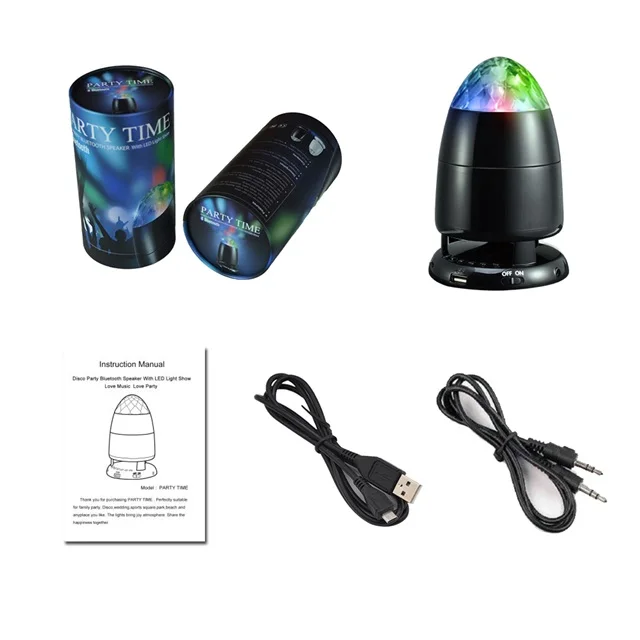 Disco Ball Lights Party Lights Bluetooth Speaker USB Powered Disco Strobe Lights Birthday Gift for Kids