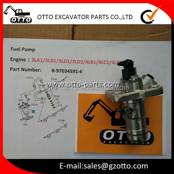 3LA1 3LB1 3LD1 3LD2 4LB1 4LC1 4LE2 8970345910 897034-5910 897034-5910 Diesel Fuel Pump