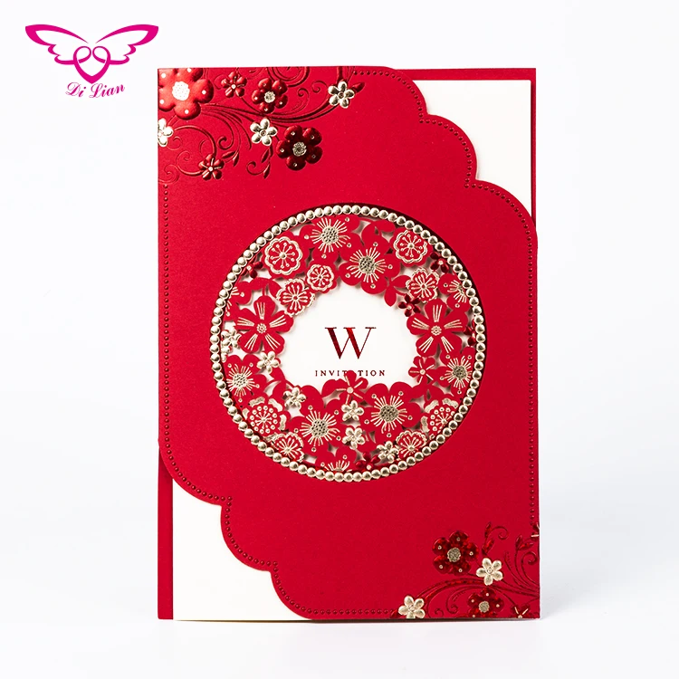 
Dilian Wedding Sweet Flower Garden Theme Invitation Cards Wedding 