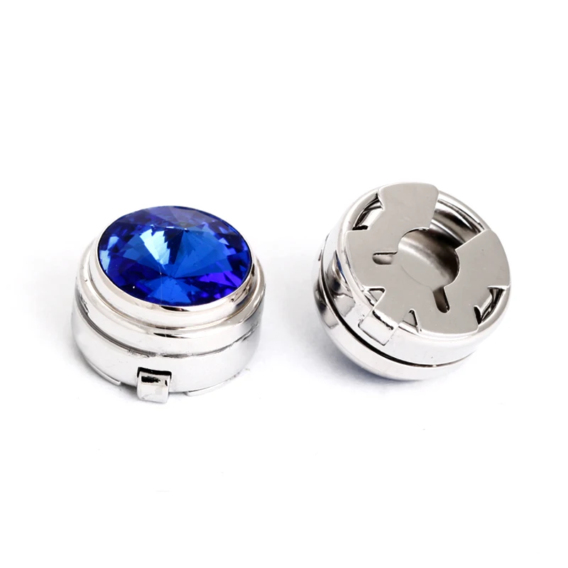 New design diamond covered clothing buttons cufflink
