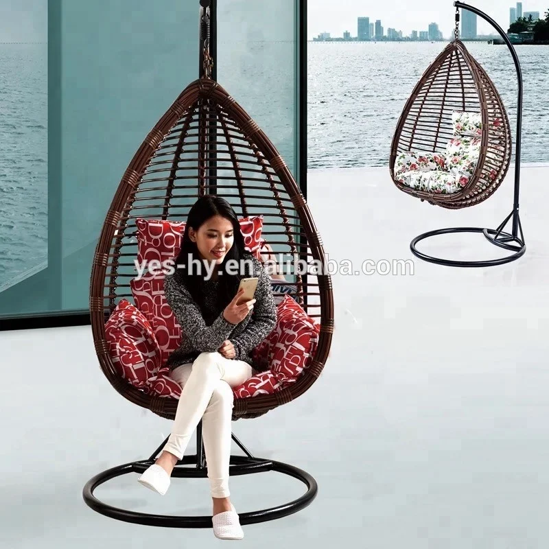 Cheap swing chair rattan hanging chair hammock  D016A