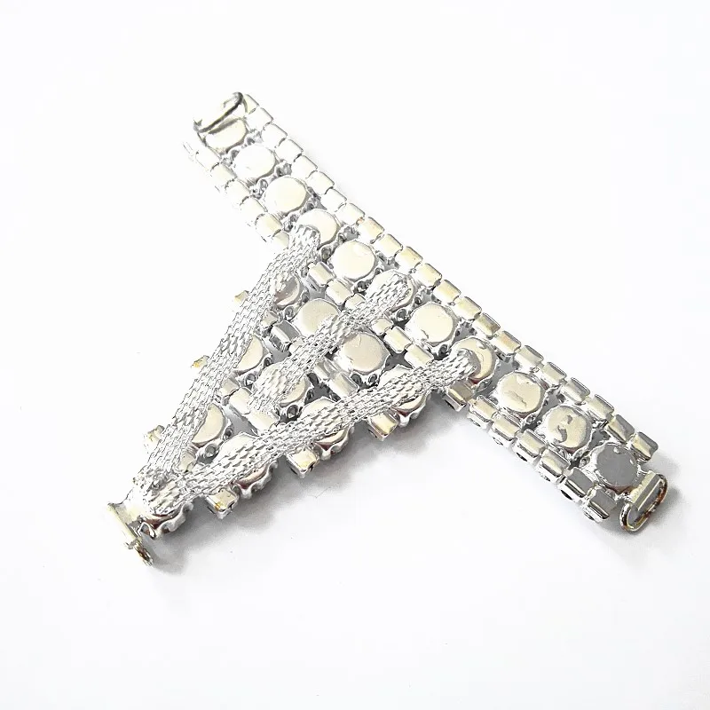 Blue Shiny Crystal Rhinestone Claw Shoes Ornaments shoe decoration