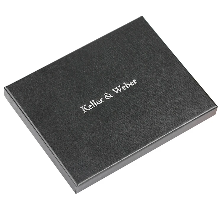 luxury wallet rigid paper packaging  men gift box