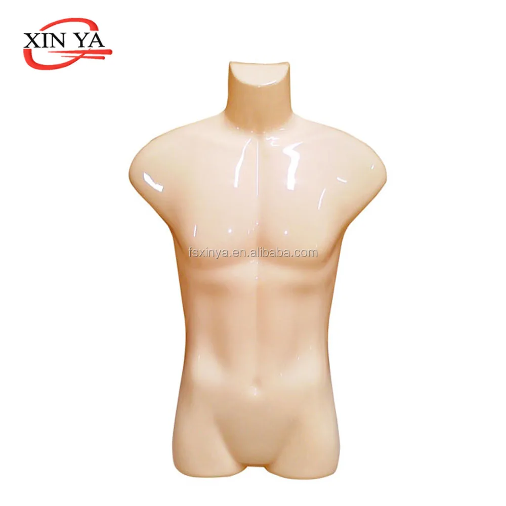 Male Plastic Hanging Mannequin / Body Form/Dress Form Display With Metal Hook(861- Frost White)